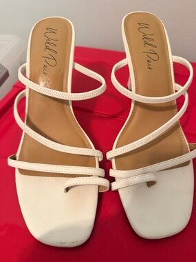 White Wild Pair Sandals